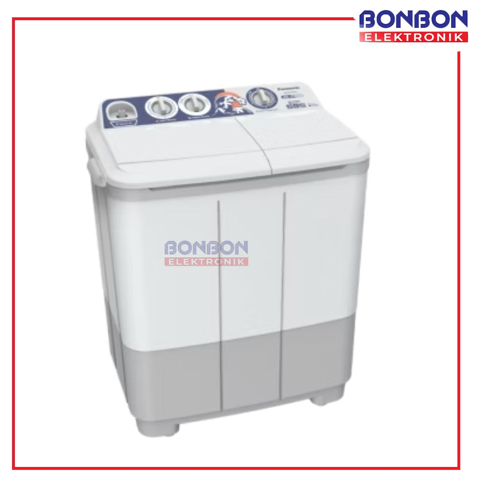 Thumbnail: Panasonic Mesin Cuci 2 Tabung 9KG NA-W90BBZ3A / 9 KG NA W90BBZ3 Twin Tub