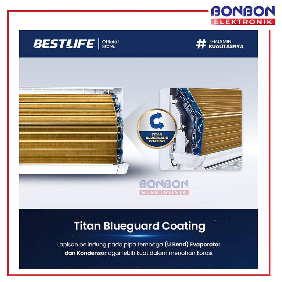 Thumbnail: BESTLIFE Air Conditioner Split 0.5 PK BEST 05PSC / 05PSC / BEST-05PSC 1/2 PK Pla