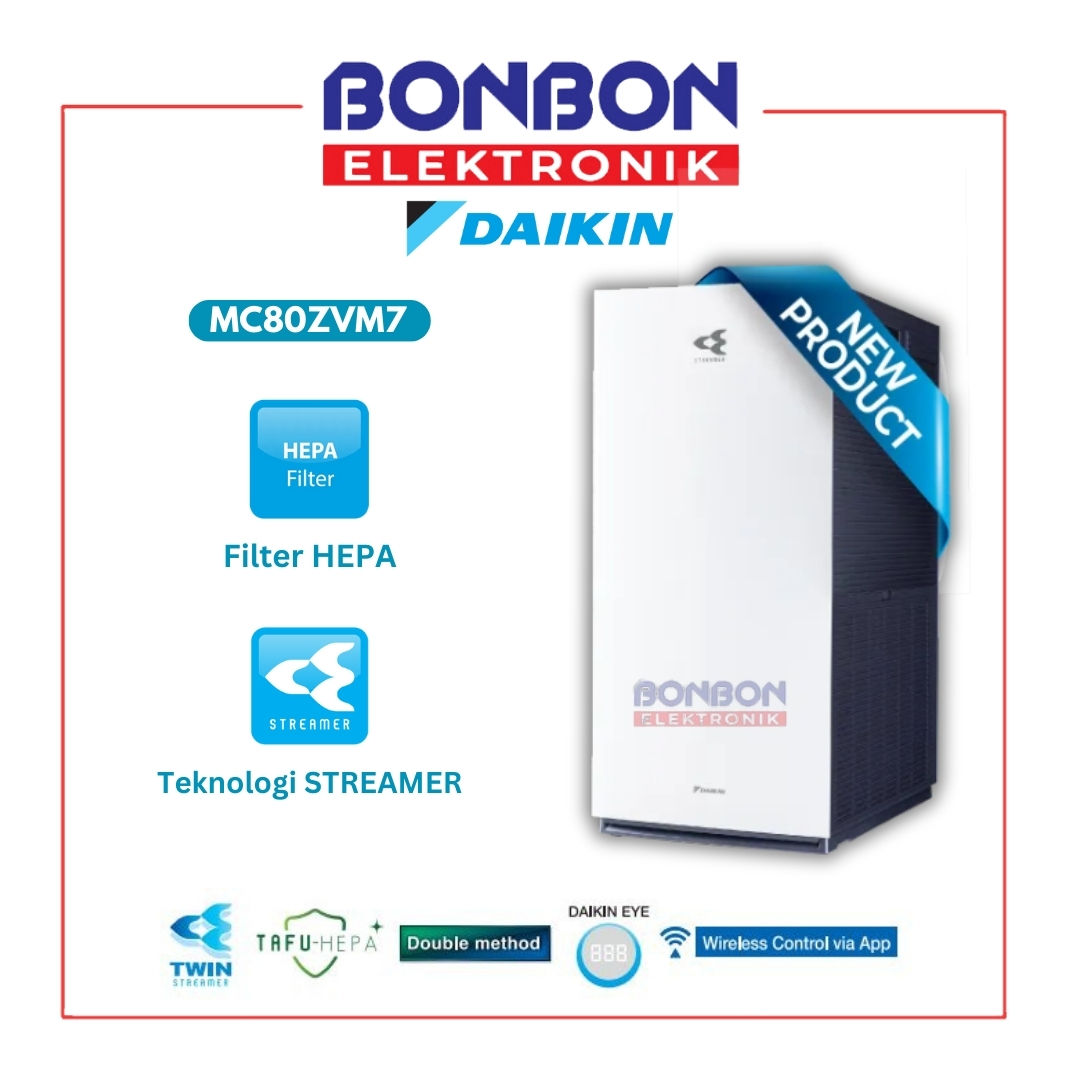 DAIKIN Air Purifier Twin Streamer MC80ZVM7/ MC-80ZVM7 / MC 80ZVM7