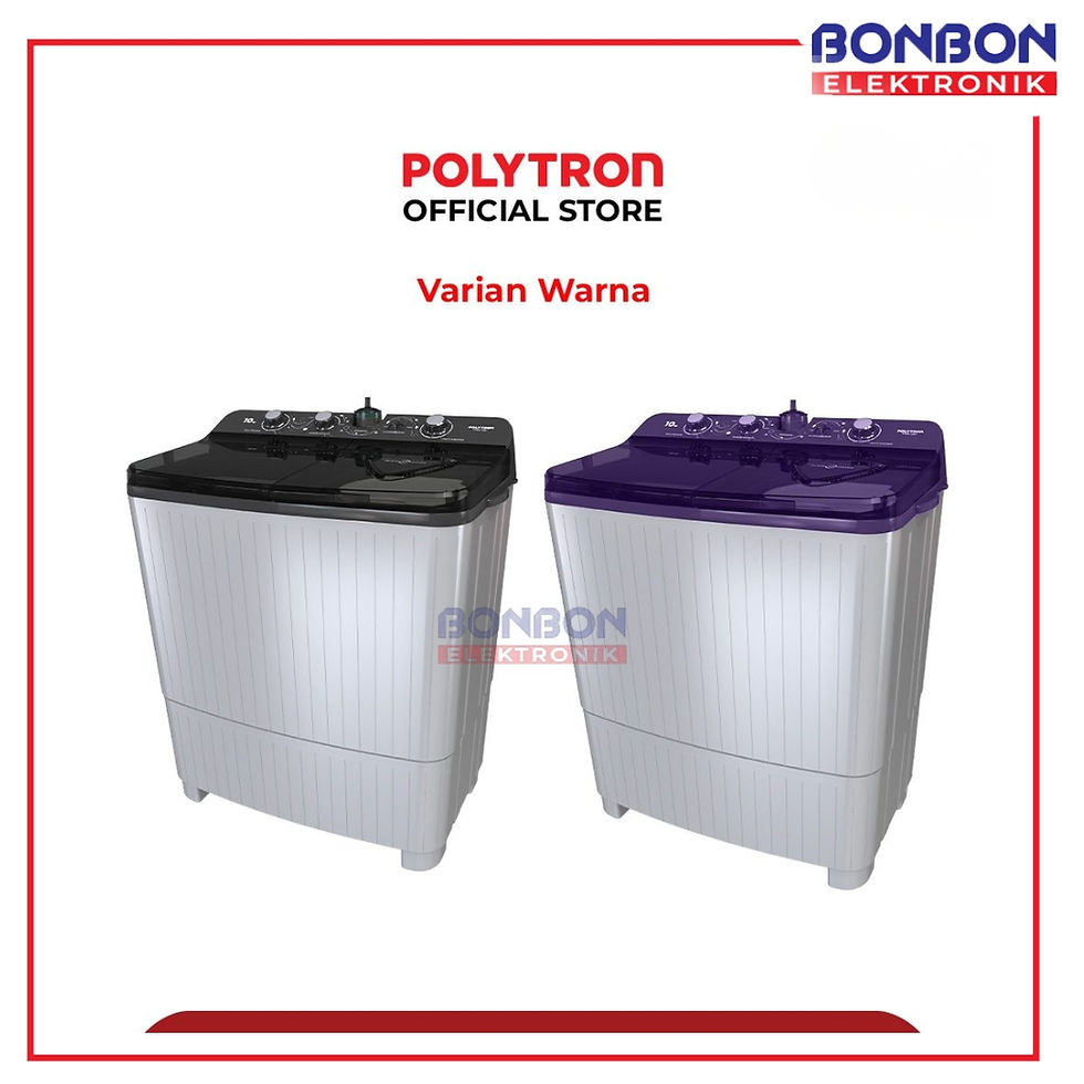 Thumbnail: POLYTRON Mesin Cuci 2 Tabung 7 Kg PWM 7081Y / PWM 7081 / PWM 7081V Primadona Gi