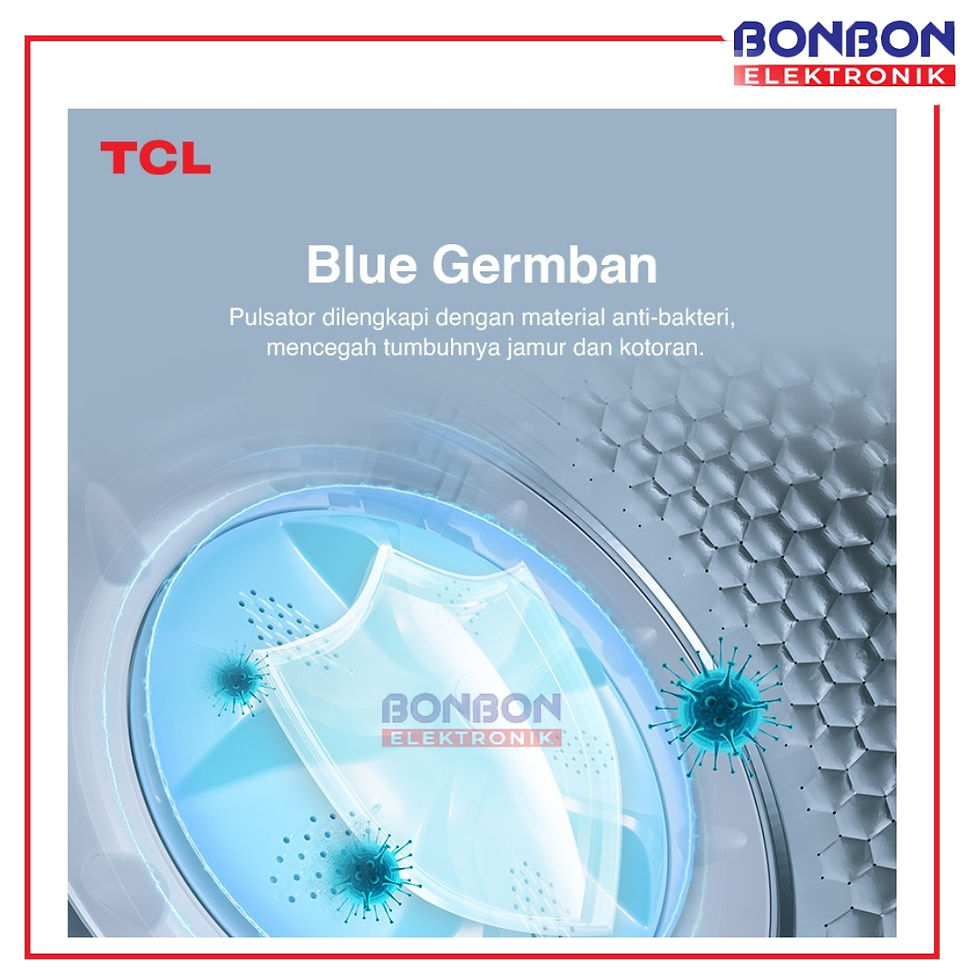 Thumbnail: TCL Mesin Cuci Top Load 7 KG TWA75-10GM / Washing Machine 1 Tabung TWA7510GM