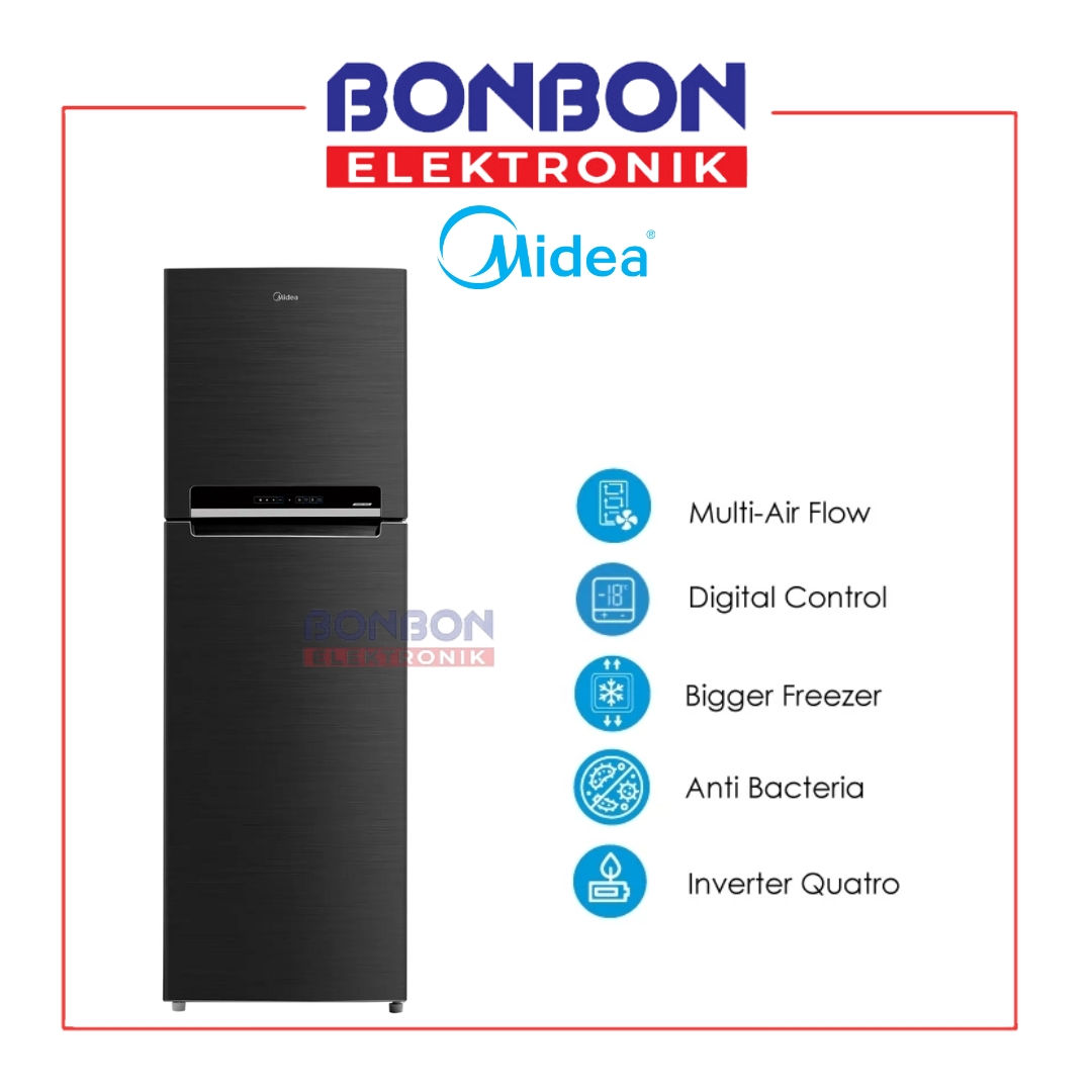 Midea Kulkas 2 Pintu 428L MDRT572EVF28ID / MDRT 572EVF 28ID - Everest Edition -