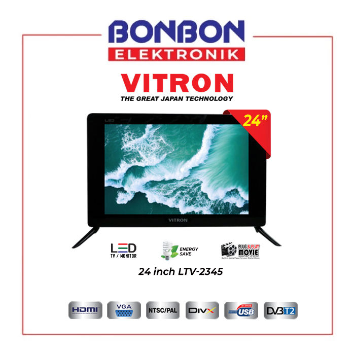 Vitron LED TV 24 inch LTV 2345 / LED Murah LTV2345 Digital TV