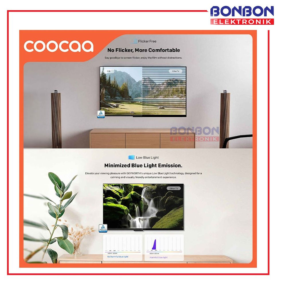 Thumbnail: COOCAA LED Smart TV 55 inch 55Y65 - GOOGLE TV - 4K UHD - Dolby Audio Y65 Series