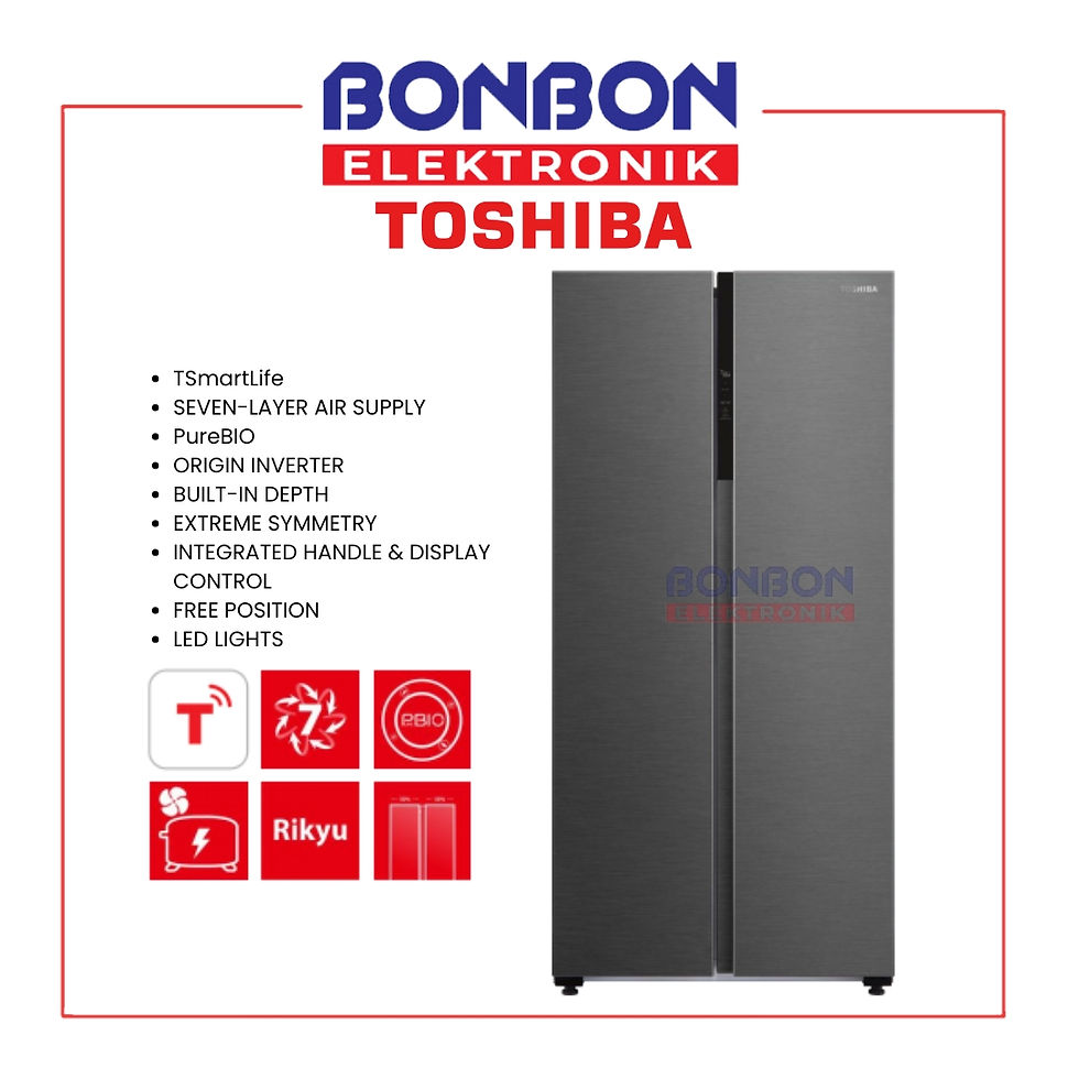 TOSHIBA Kulkas Multi Door 460L GR-RS600WI-PMF / GR RS600WI / GR RS600WI PMF - TS