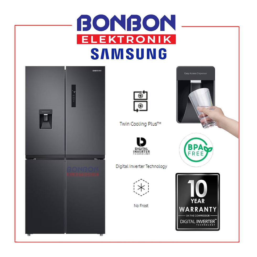 Samsung Kulkas Multi Door RF48A4010B4/SE with Water Dispenser 511L