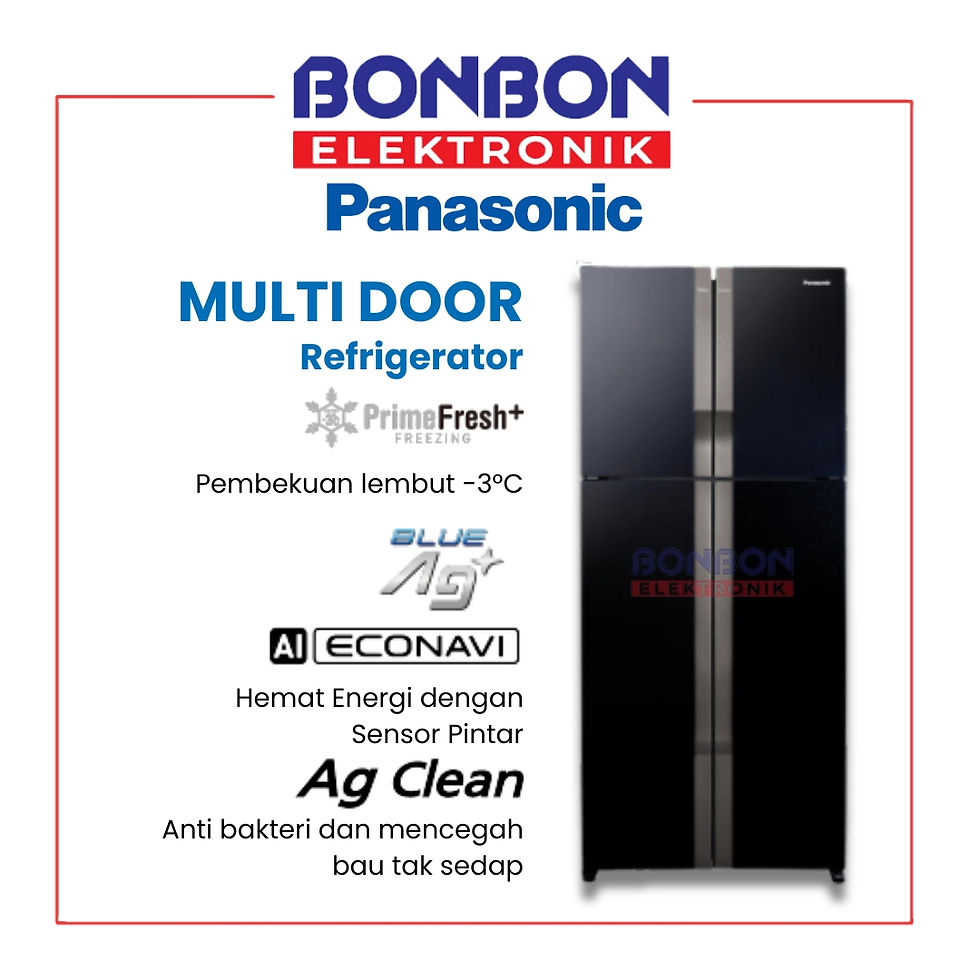 PANASONIC Kulkas Multi Door 601L NR-DZ601VGKD / 4 Pintu NR DZ601VGKD