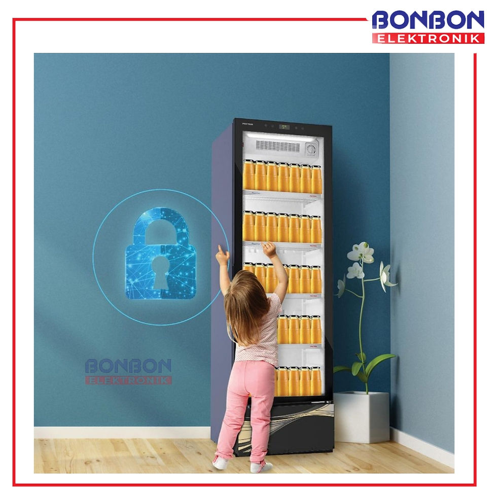Thumbnail: POLYTRON Showcase 230 Liter SCN 228 / SCN228 230L GLAZELL - Digital Display - Lo