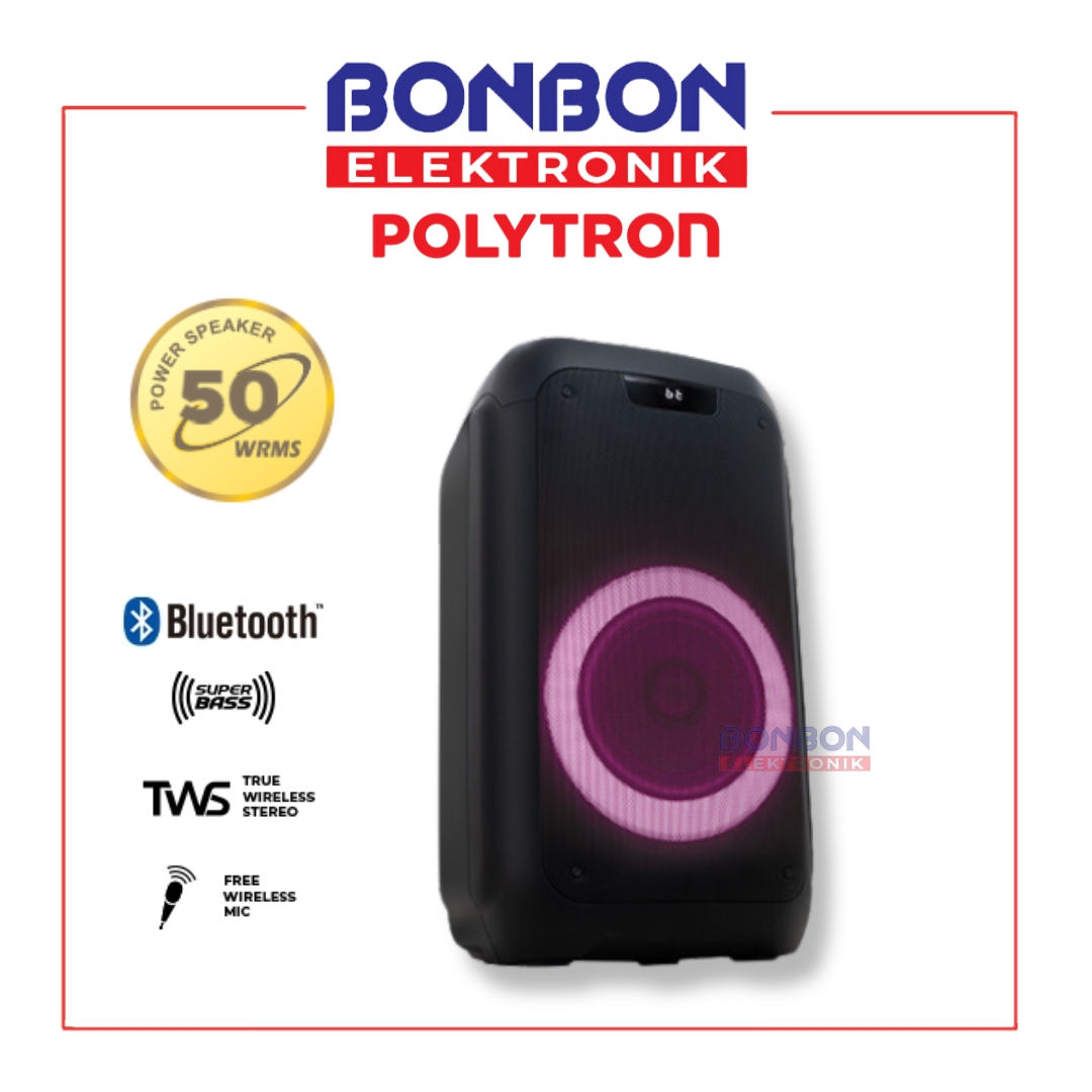 POLYTRON Speaker Party Bluetooth PPS 8L12 / PPS8L12 Portable Wireless