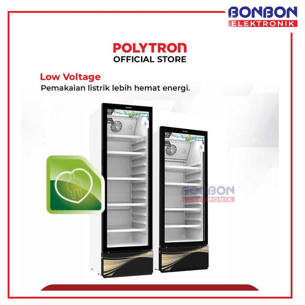 Thumbnail: POLYTRON Showcase 280 Liter SCN 287 / SCN287 / SCN-287 - LED Lighting - 5 Rak