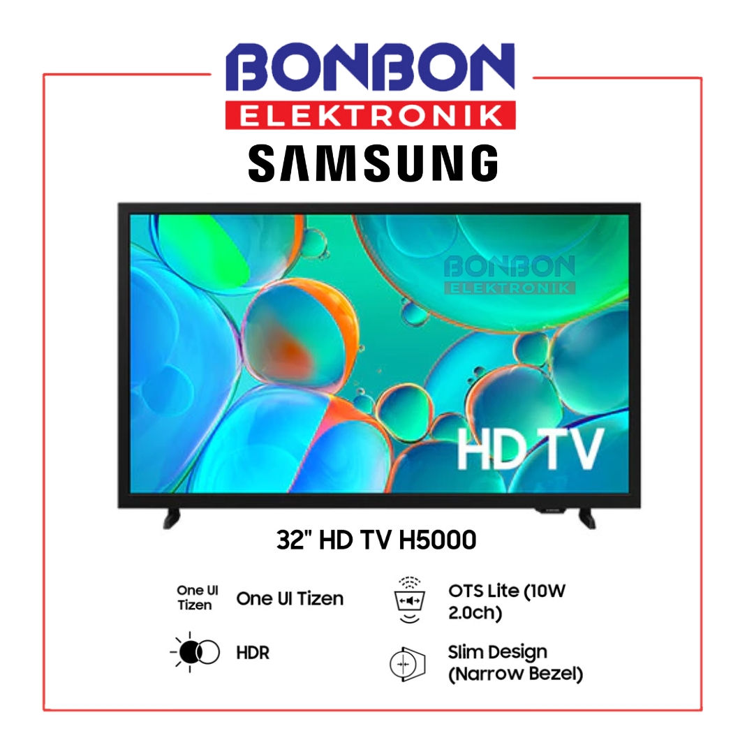 Samsung LED Smart TV 32 inch UA32H5000 / UA32H5000FKLXD - HD H5000 - HDR - OTS L