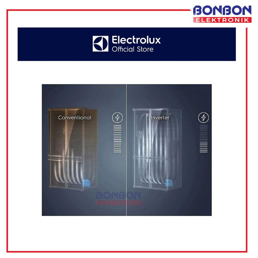 Thumbnail: Electrolux Kulkas 4 Pintu 419 L EQE4200A-B / EQE 4200 A-B / EQE4200 A-B Multi Do