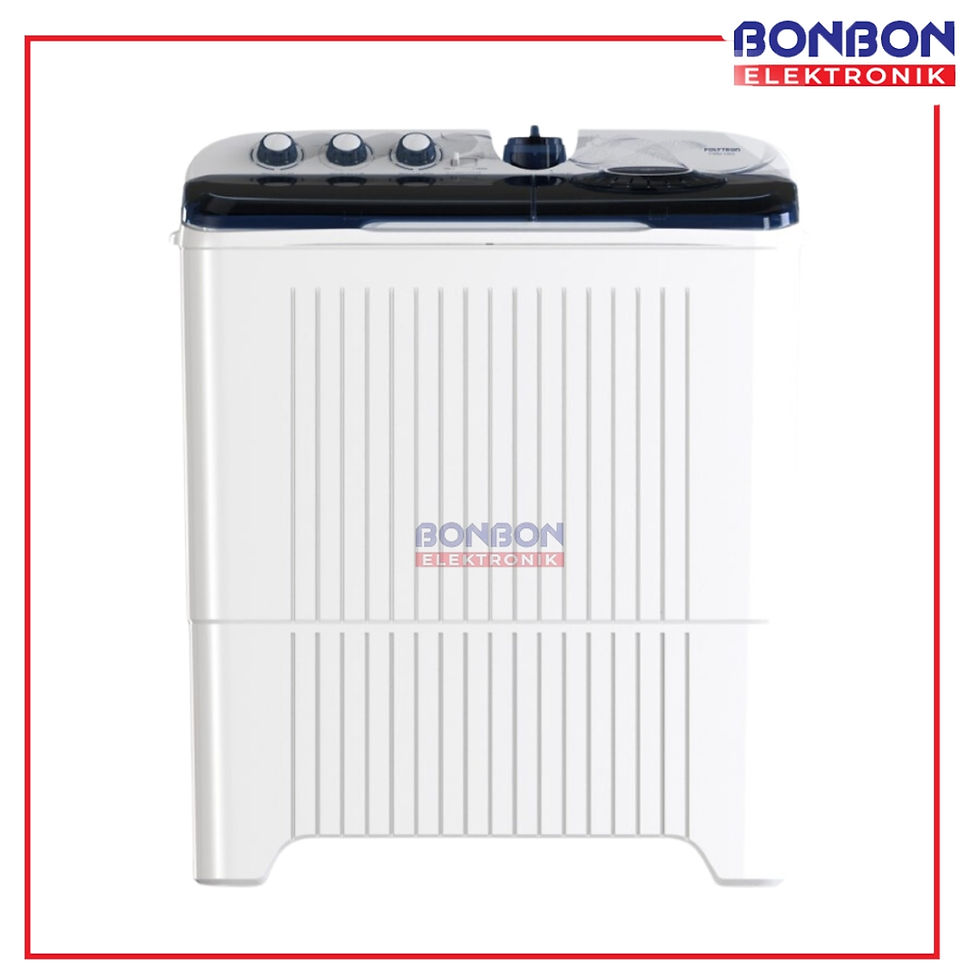 Thumbnail: POLYTRON Mesin cuci 2 tabung 14 Kg PWM1403B / PWM 1403 B / PWM-1403 Primadona Gi