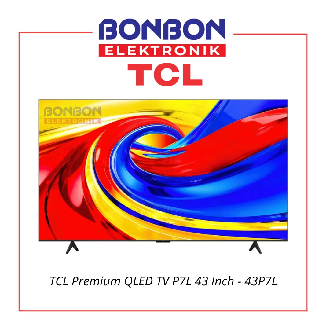 TCL Premium QLED Smart Google TV 43 Inch 43P7L / P7L / 43 P7L - AiPQ Processor -