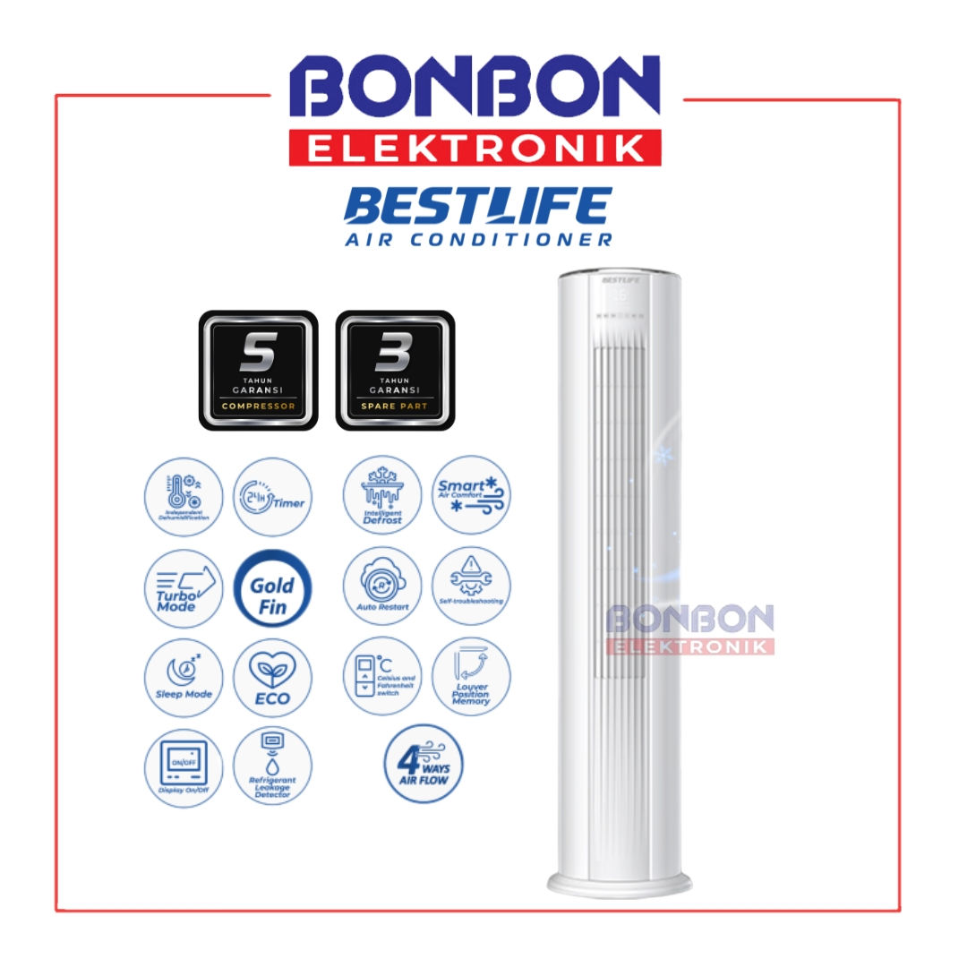 Bestlife AC Floor Standing 3 PK BEST 71TYC / 71TYC / BEST-71TYC Auto Restart - T
