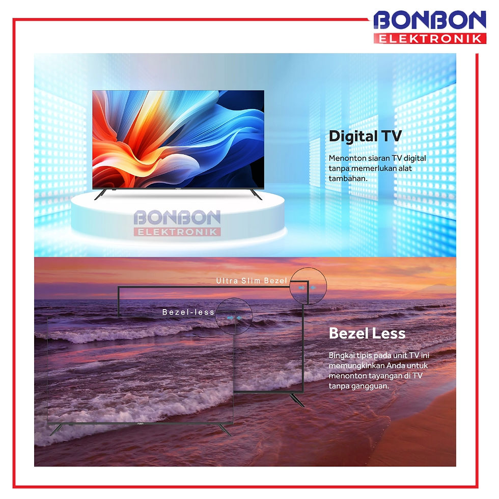 Thumbnail: AQUA LED Digital TV 43 Inch AQT43K80FX / Google TV Full HD AQT-43K80FX