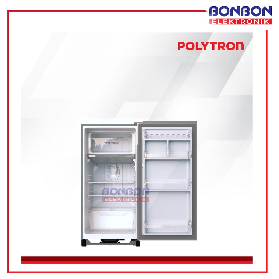 Thumbnail: POLYTRON Kulkas 170 liter PRA17CMS Belleza - Kulkas 1 Pintu PRA 17CMS