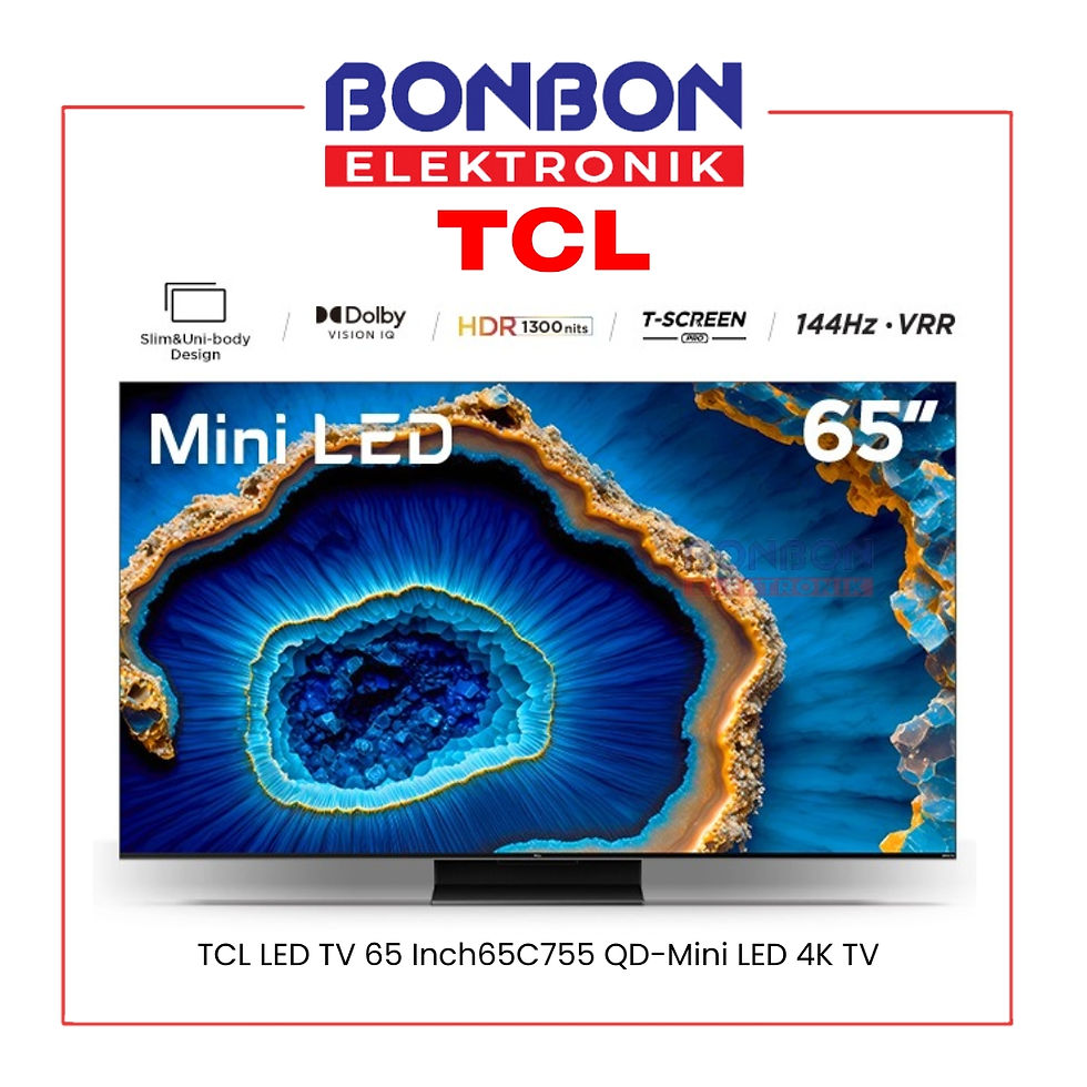 TCL LED TV 65 inch 65C755 4K QD-Mini LED Google TV - HDR 10+ - IMAX Enhanced - 4