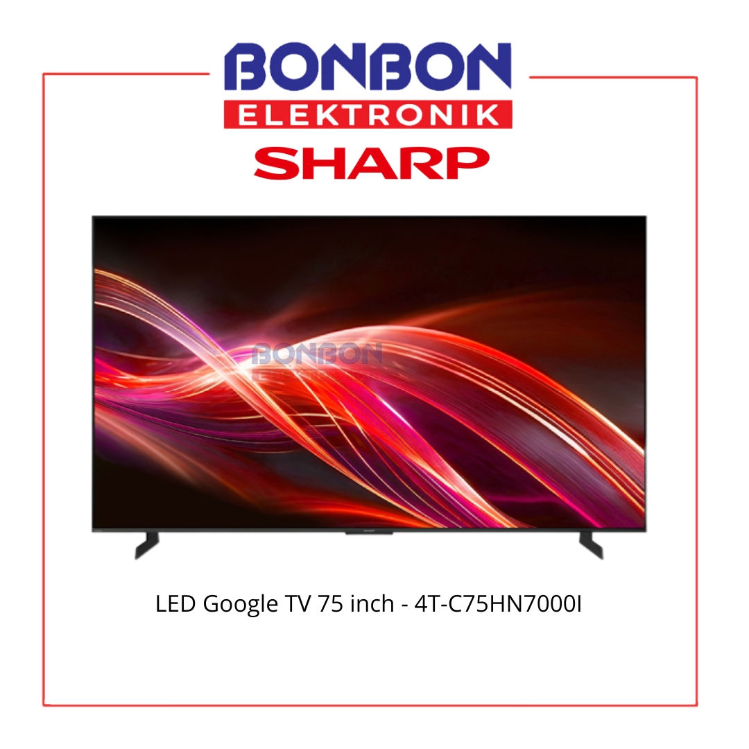 SHARP LED Google TV 75 inch 4T-C75HN7000I / 4TC75HN7000i - Hands-Free Google Ass