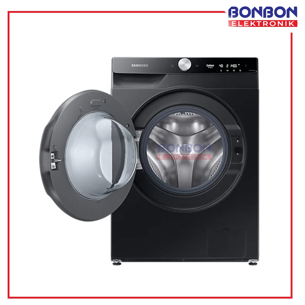 Thumbnail: Samsung Mesin Cuci Front Loading 12 KG WW12CGP44DSB/SE AI Ecobubble QuickDrive