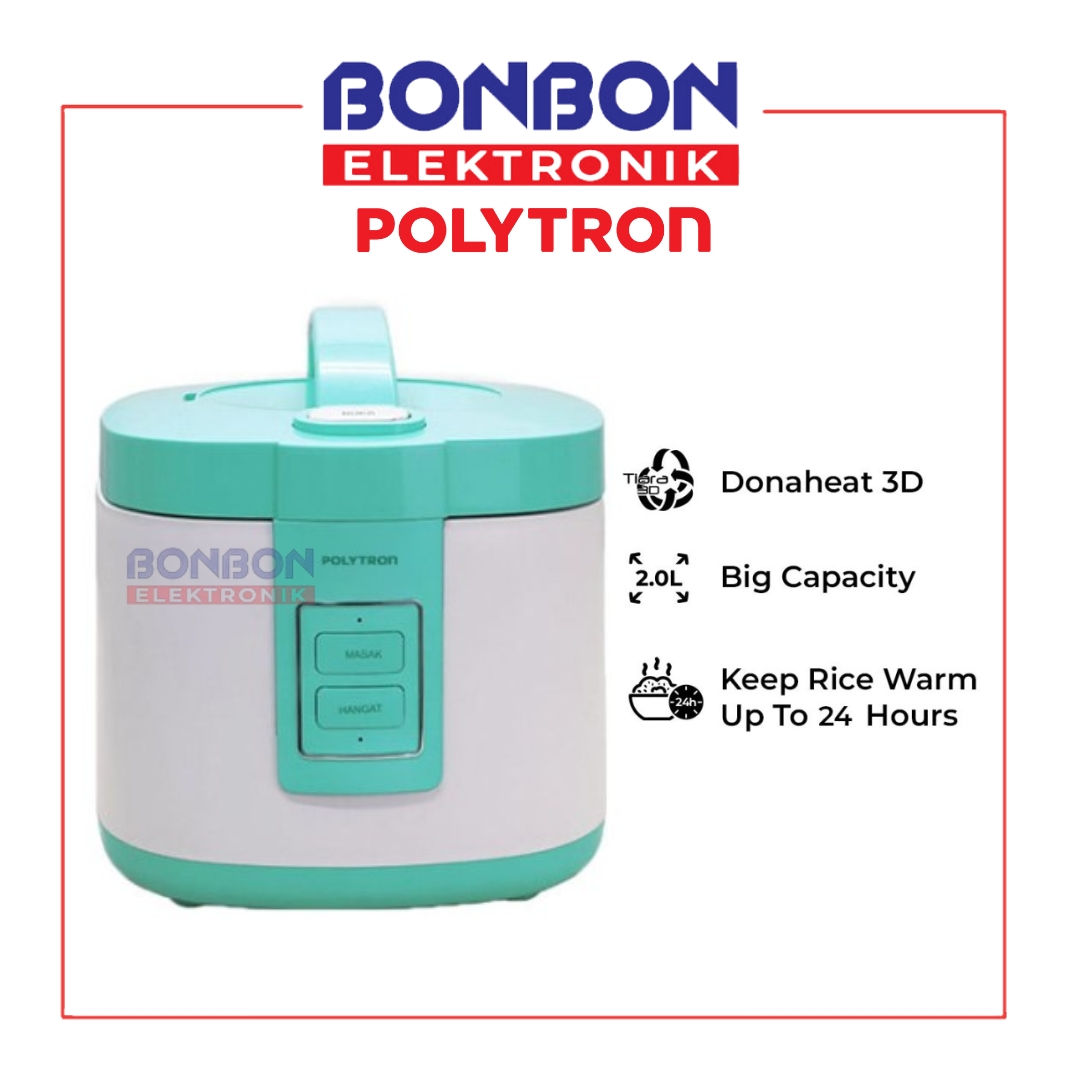 POLYTRON Rice Cooker 2L PRC 1202G / PRC1202G / PRC 1202 G 2 Liter