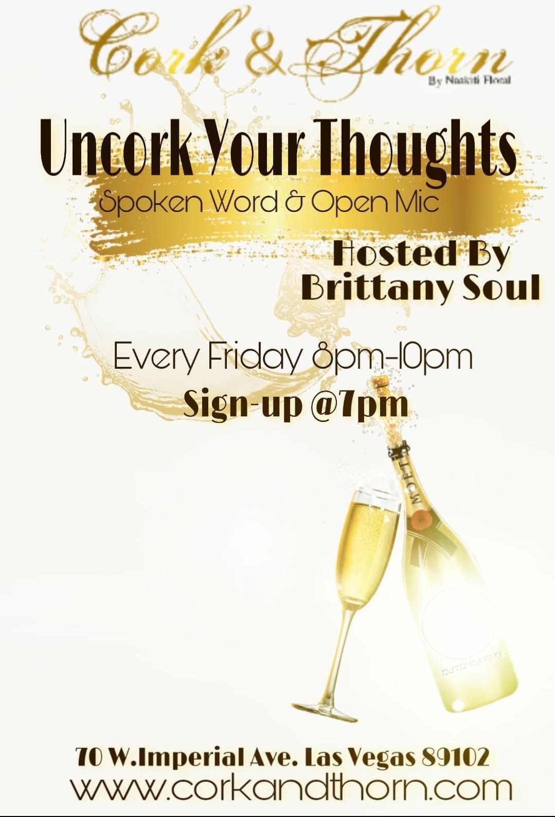 Events Wine Bar Las Vegas Cork and Thorn