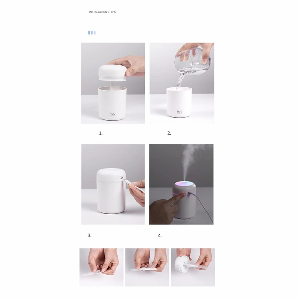 Thumbnail: Humidifier Oil Diffuser For Home and Car