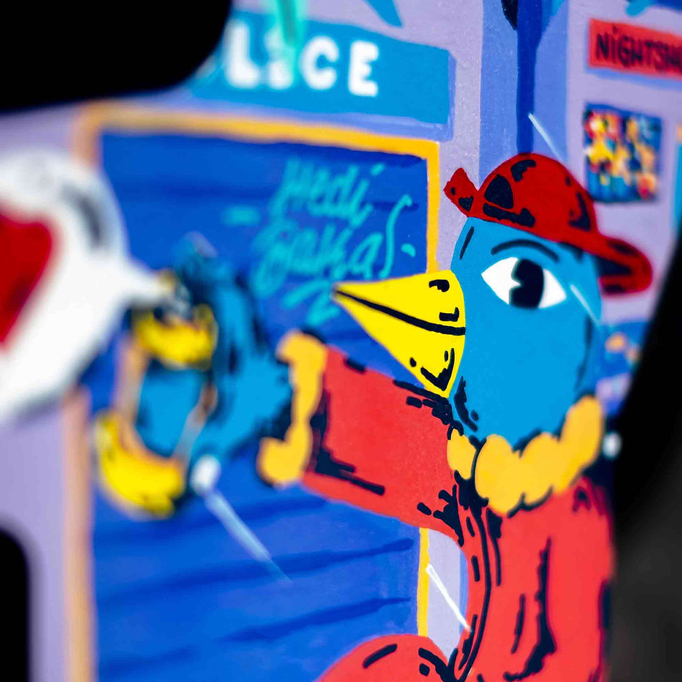 Miniature : Achat borne arcade originale Art'cade Arcade déco street art Hedi Baka
