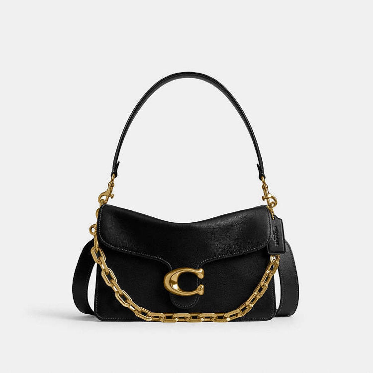 Coach Chain Tabby Omuz Çantası – Siyah