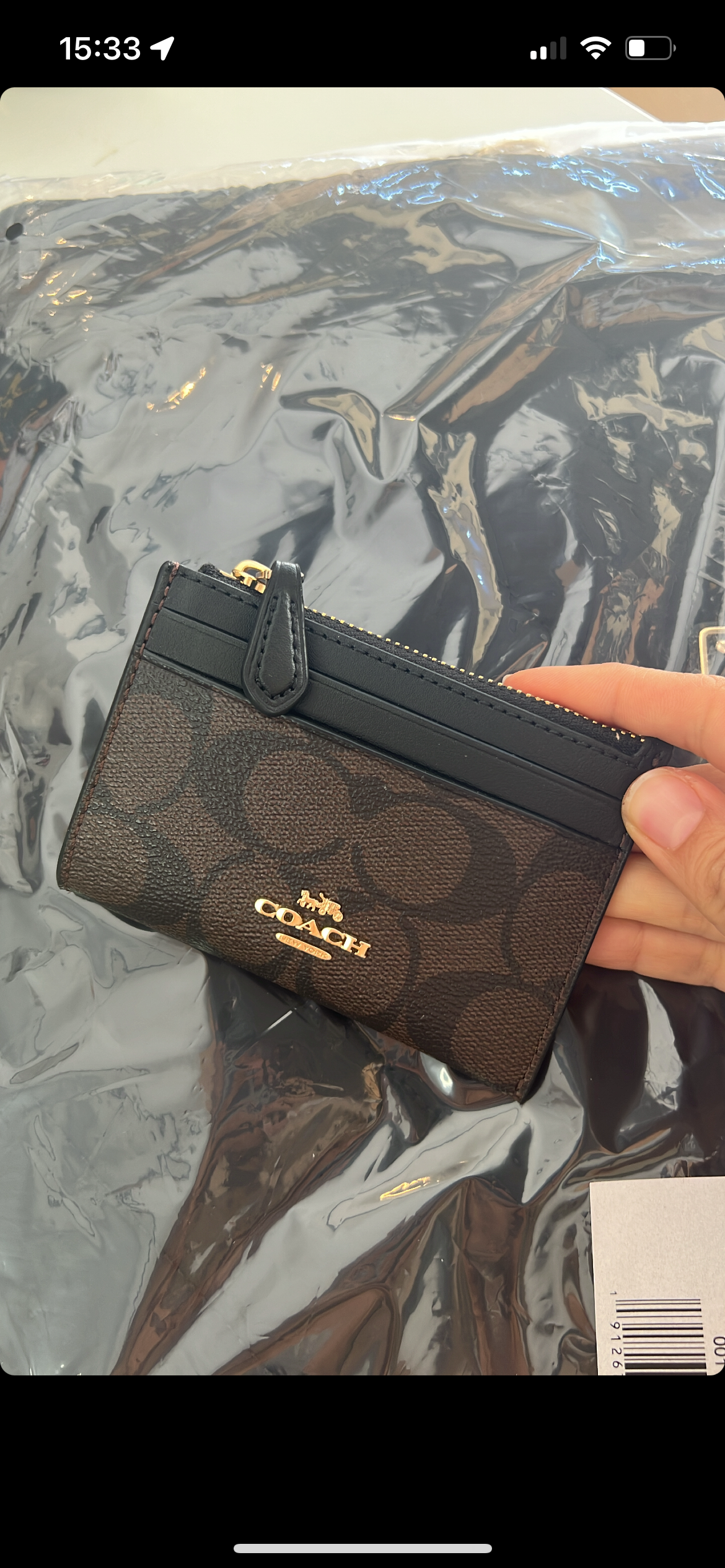 Coach card case gumruk dahıl