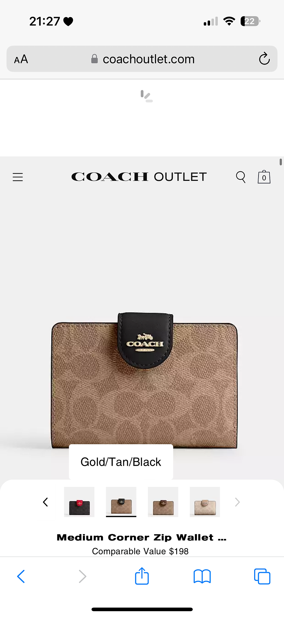 Küçük resim: COACH  WALLET  GUMRUK DAHIL 