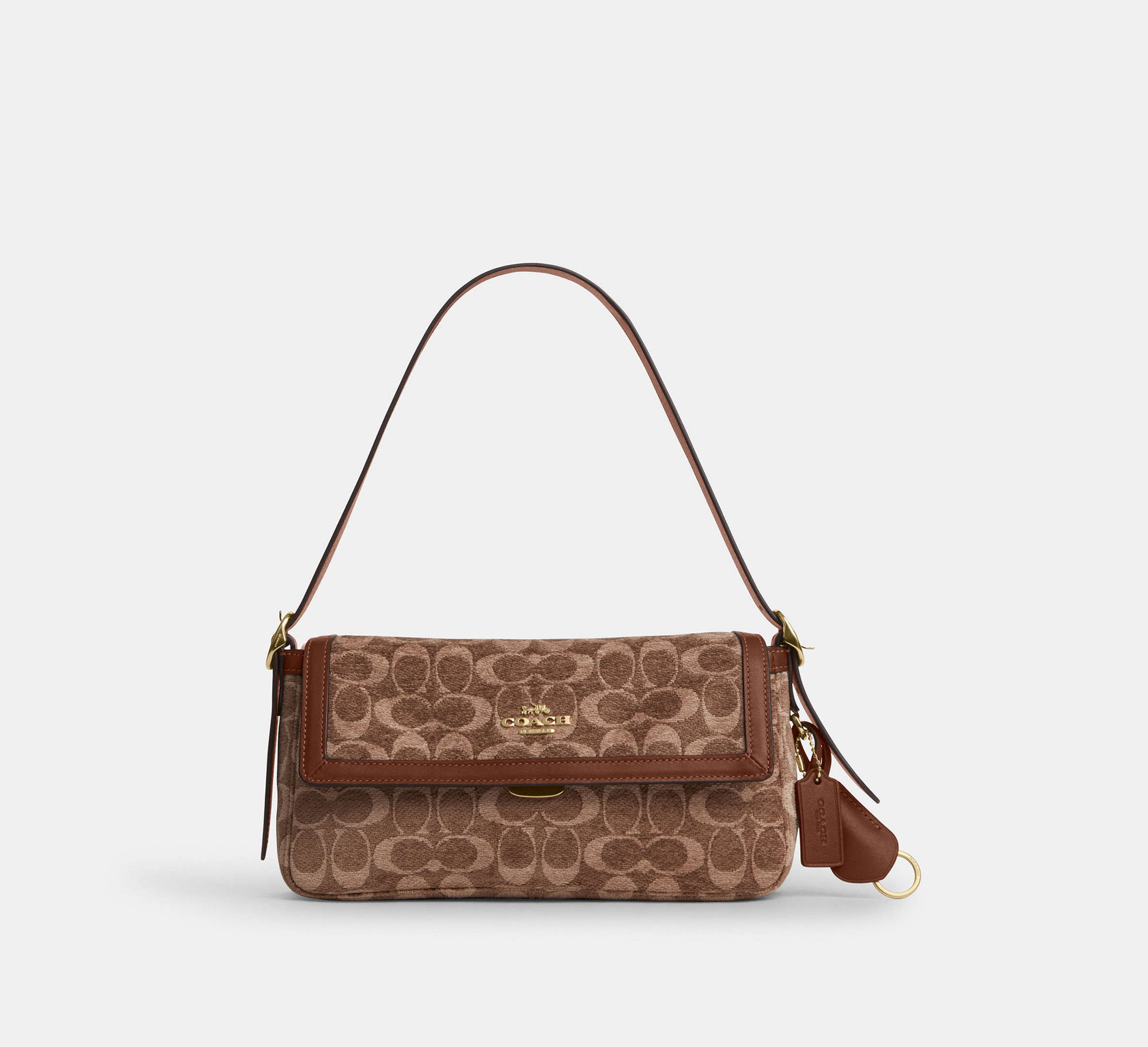 Coach Etta Signature Şönil Omuz Çantası
