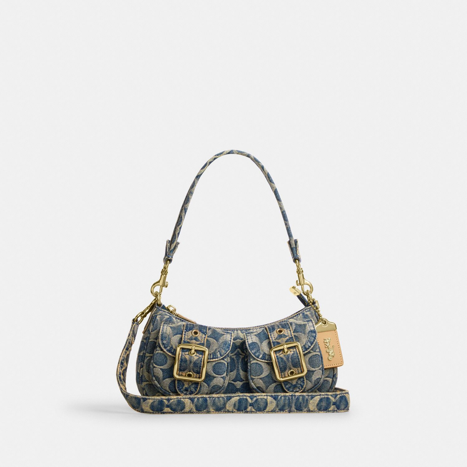 Coach Ashton Bag In Signature Regenerative Cotton Denim