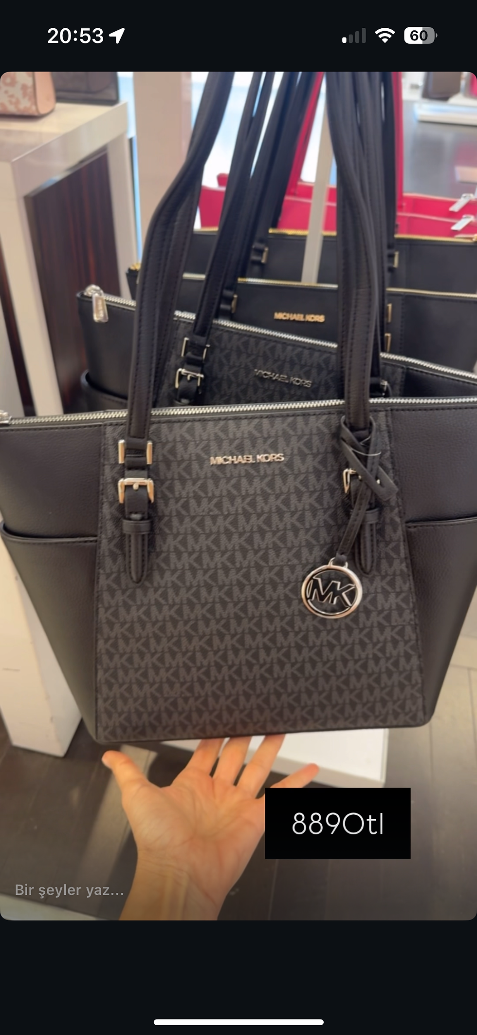 Küçük resim: MK JETSET MD SHOULDER BAG GUMRUK DAHIL