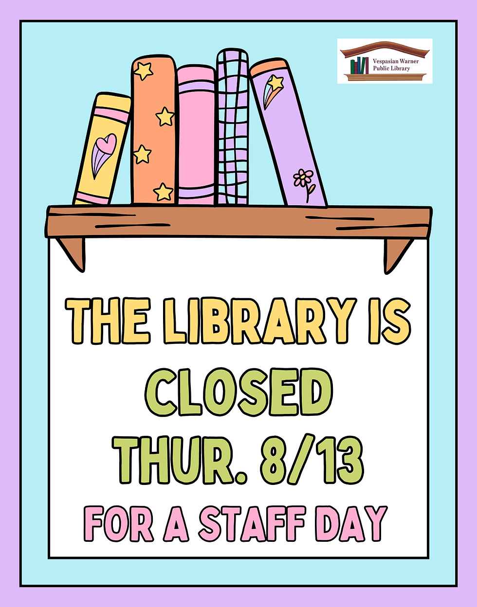 Library Closed - Staff Development Day