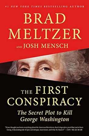 Book cover with a partial portrait of George Washington