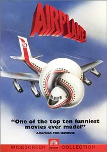 DVD cover with a cartoon airplane tied in a knot