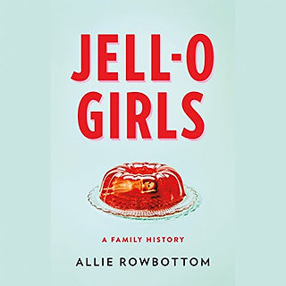Audiobook cover with a jello mold on a glass plate