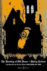 Book cover with the silhouette of a house on a hill