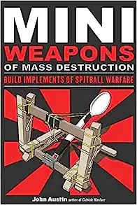 Photo of a book cover with a spitball launcher made out of ordinary household items