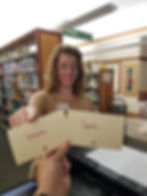 Photo of Emily choosing between Drama or Spice categories