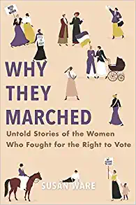 Book cover with a variety of women holding different picket signs