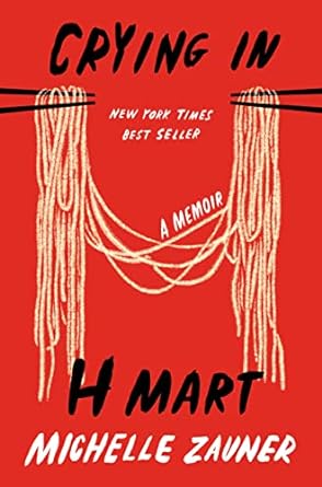 Book cover with noodles on chopsticks