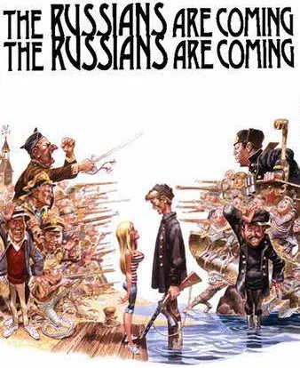 DVD cover with a soldier and a woman standing face to face each with their own armies behind them