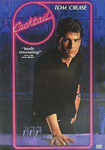 DVD cover of a man dressed in black leaning on a bar