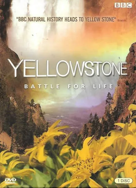 DVD cover with a montage of Yellowstone National Park sites