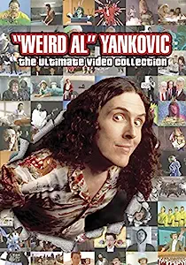 DVD cover with a montage of Weird Al Yankovic