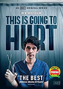 DVD cover with a man dressed in scrubs holding a pair of surgical scissors