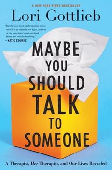 Book cover with a facial tissue box