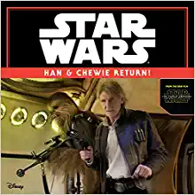 Book cover with Han & chewie with guns ready for battle 